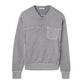 Hiker Half Zip Pullover Cotton Sweat Pigment Dye 26ssmae