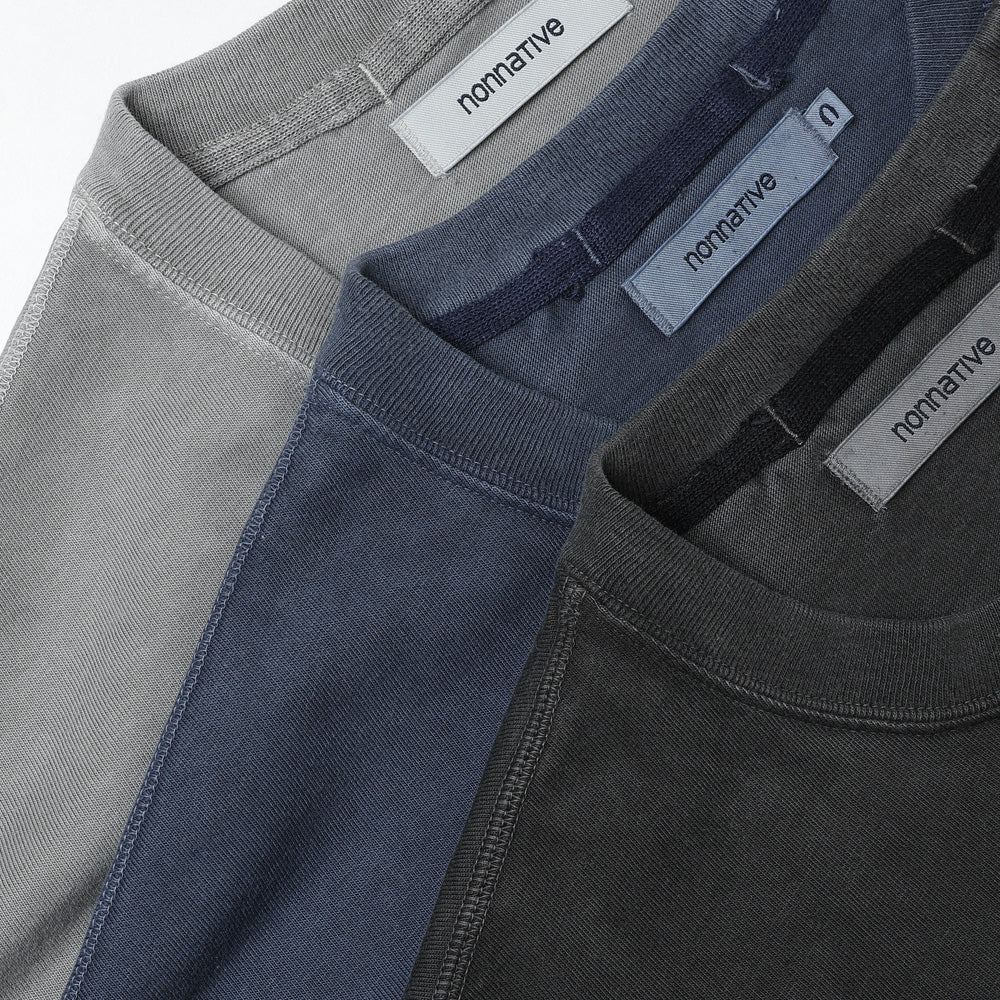 nonnative (ノンネイティブ) CLERK S/S TEE COTTON JERSEY PIGMENT DYE