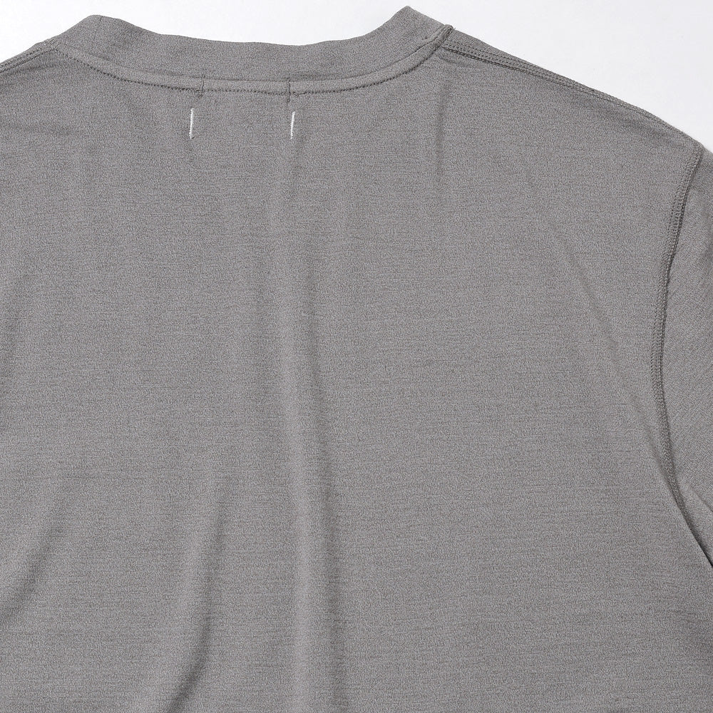 DWELLER Long Sleeve T-Shirt, Merino Wool Overdyed, 26ssmae