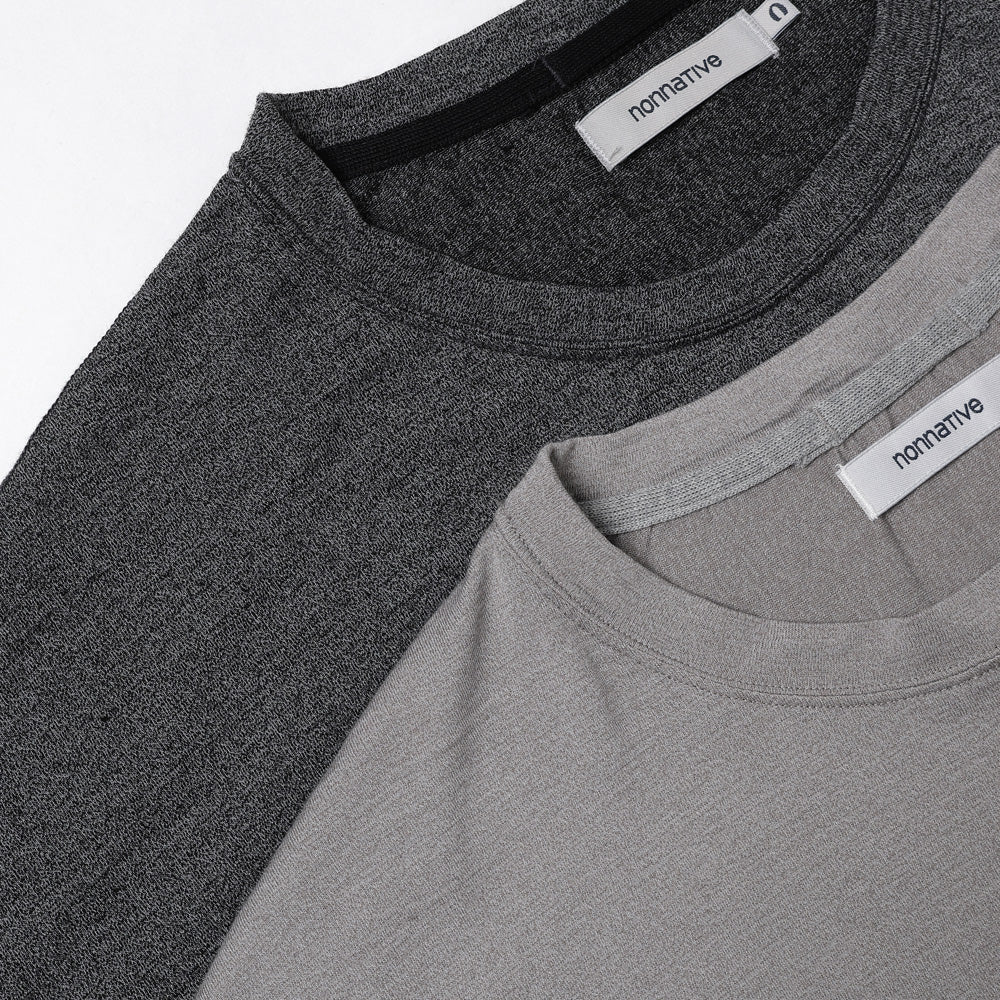 nonnative (ノンネイティブ) CLERK S/S TEE MERINO WOOL OVERDYED NN