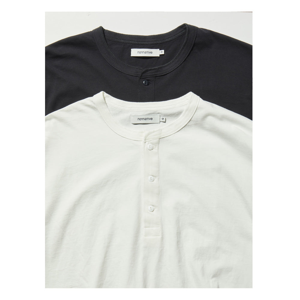 TROOPER L/S HENRY NECK TEE COTTON JERSEY