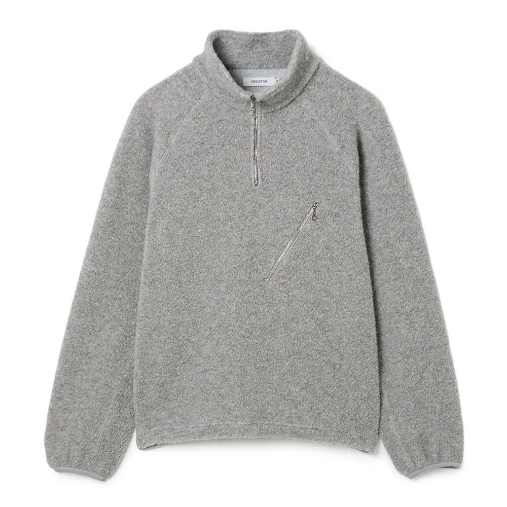 HIKER HALF ZIP PULLOVER WOOL POLY NYLON PILE