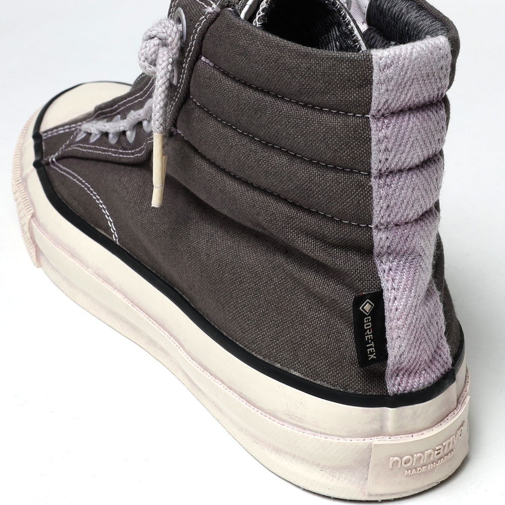 SPINGLE × nonnative DWELLER TRAINER 2 HI COTTON CANVAS OVERDYED WITH GORE-TEX