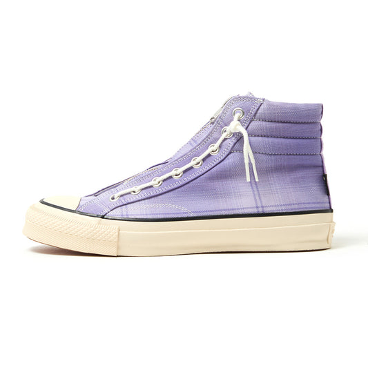 DWELLER TRAINER 2 HI COTTON TWILL OMBRE CHECK by Rafu