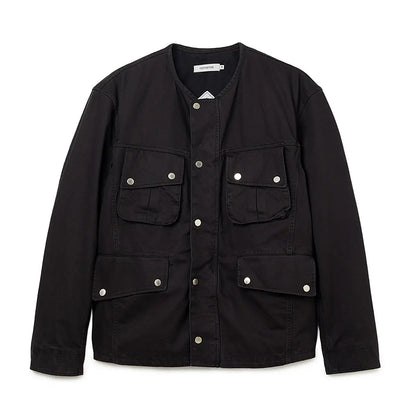 RIDER JACKET COTTON DRILL PIGMENT DYE WITH WINDSTOPPER