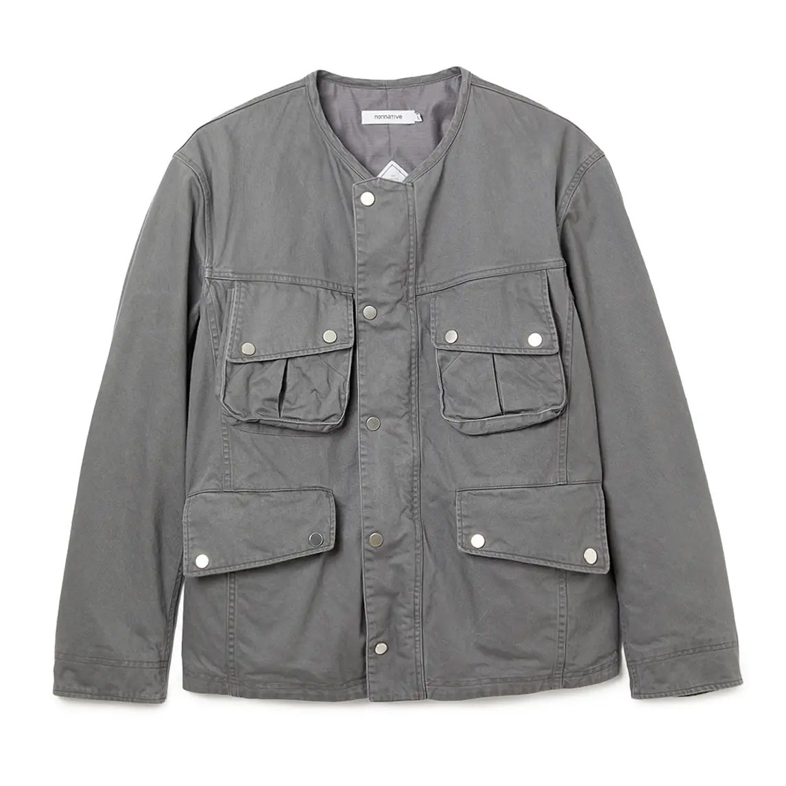 RIDER JACKET COTTON DRILL PIGMENT DYE WITH WINDSTOPPER