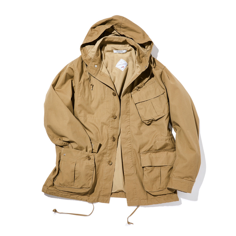 TROOPER HOODED JACKET COTTON RIPSTOP WITH WINDSTOPPER