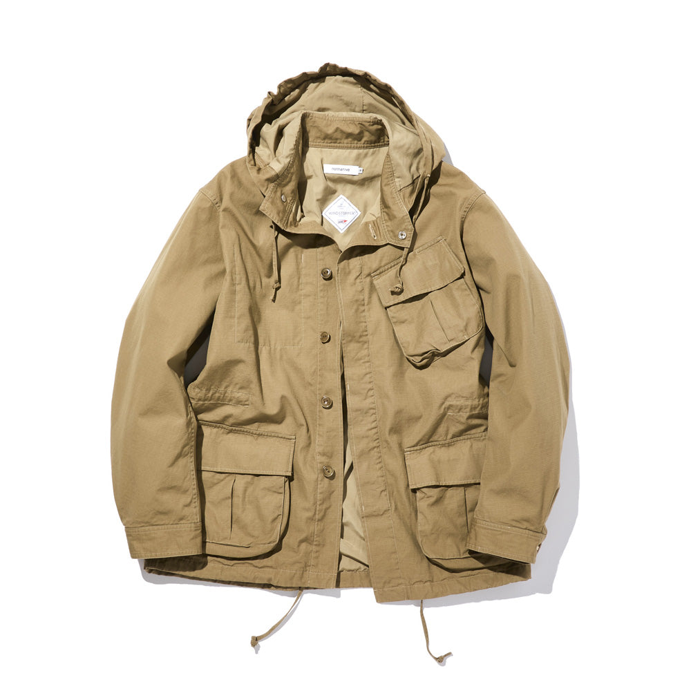 TROOPER HOODED JACKET COTTON RIPSTOP WITH WINDSTOPPER
