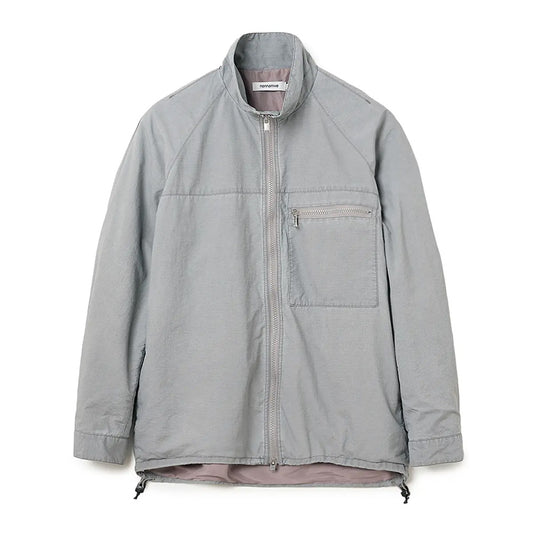 HIKER FULL ZIP JACKET NYLON RIPSTOP PIGMENT DYE WITH WINDSTOPPER