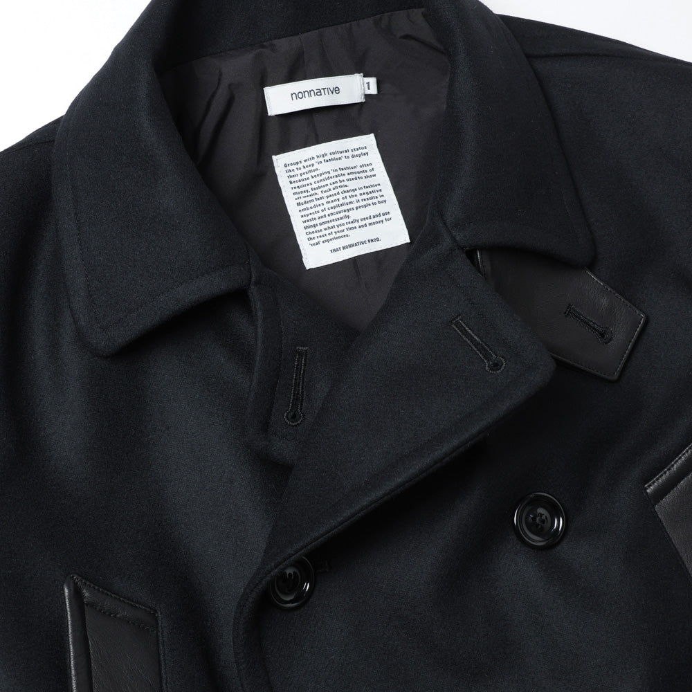MARINER COAT WOOL DOUBLE MELTON WITH WINDSTOPPER