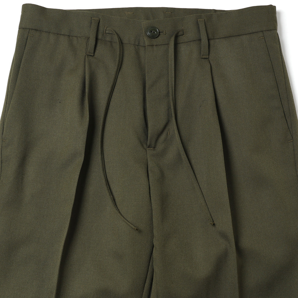 OFFICER EASY TROUSERS WOOL TWILL 8/1mae