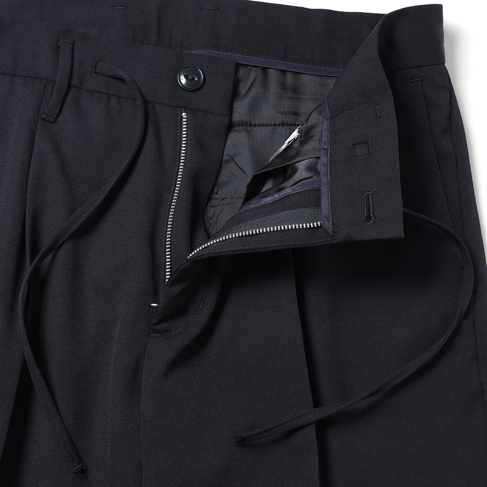 OFFICER EASY TROUSERS WOOL TWILL 8/1mae