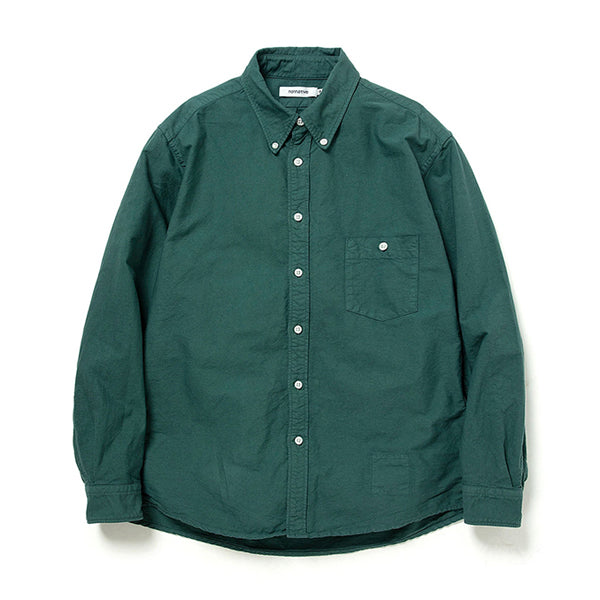 DWELLER B.D. SHIRT COTTON OXFORD OVERDYED