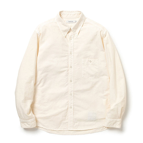 DWELLER B.D. SHIRT COTTON OXFORD OVERDYED