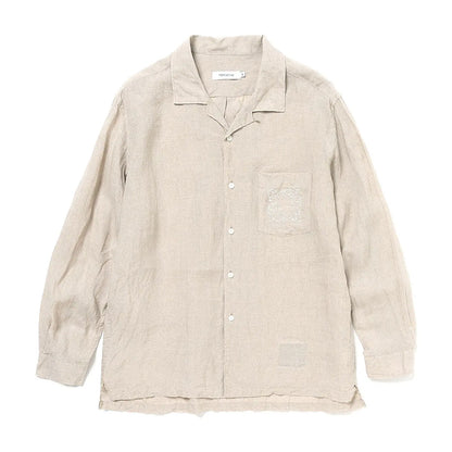 VOYAGER L/S SHIRT LINEN OXFORD
