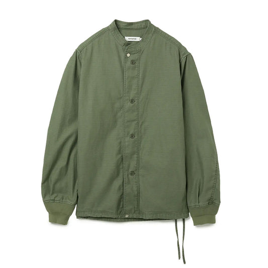 TROOPER SHIRT JACKET COTTON BACKSATIN PIGMENT DYE