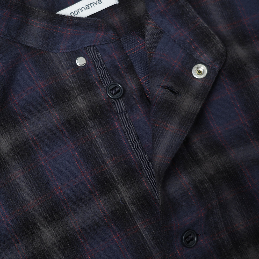TROOPER SHIRT JACKET COTTON FLANNEL OMBRE CHECK