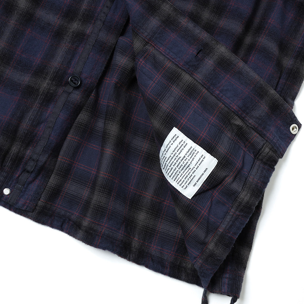 TROOPER SHIRT JACKET COTTON FLANNEL OMBRE CHECK