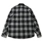 WORKER SHIRT JACKET WOOL NYLON BUFFALO CHECK