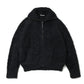 YOKE PATTERN ZIP SWEATER