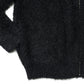 YOKE PATTERN ZIP SWEATER