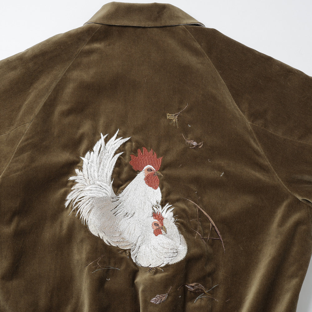 STUNNING VELVET SOUVENIR JACKET(Niwatori to Hiyoko)