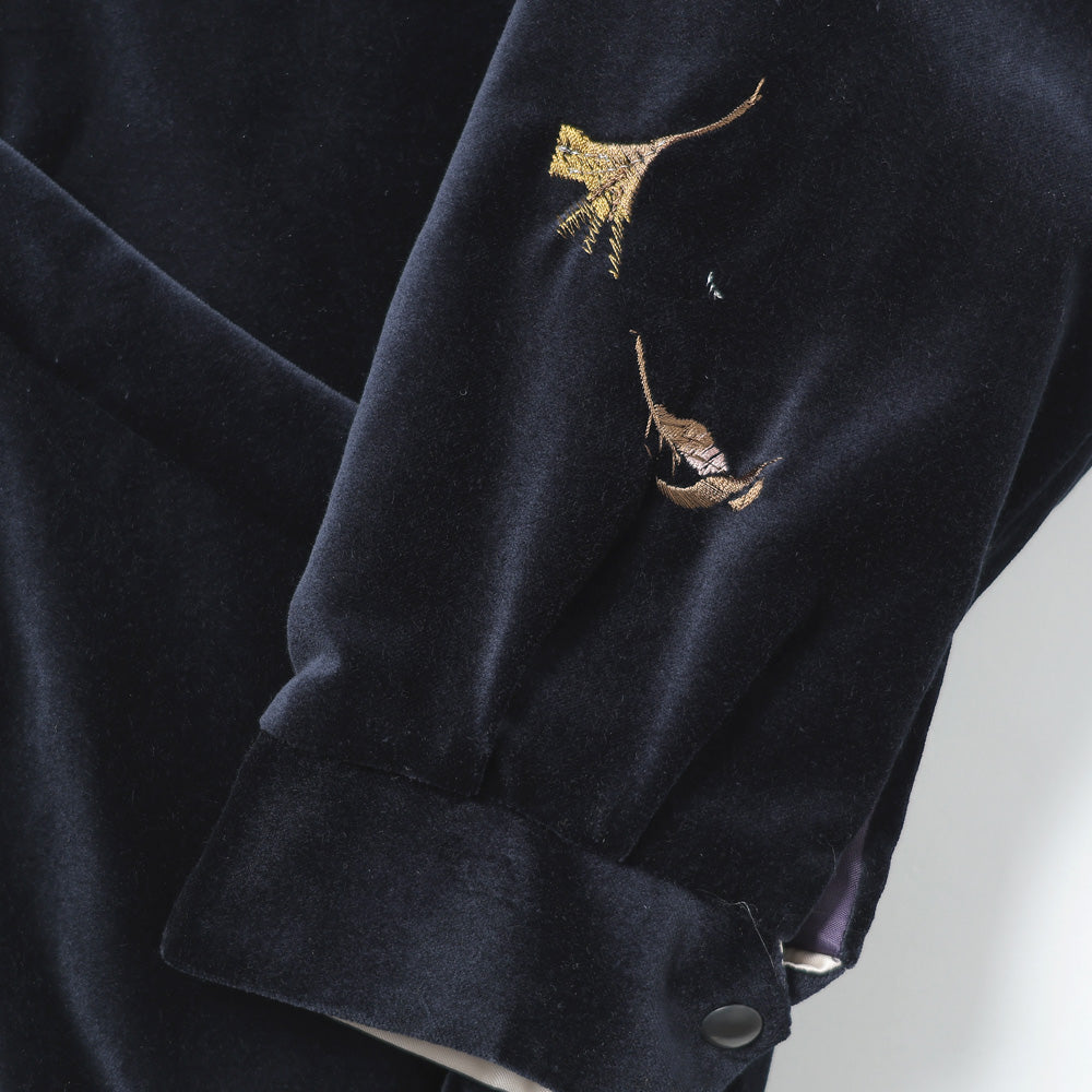 STUNNING VELVET SOUVENIR JACKET(Niwatori to Hiyoko)