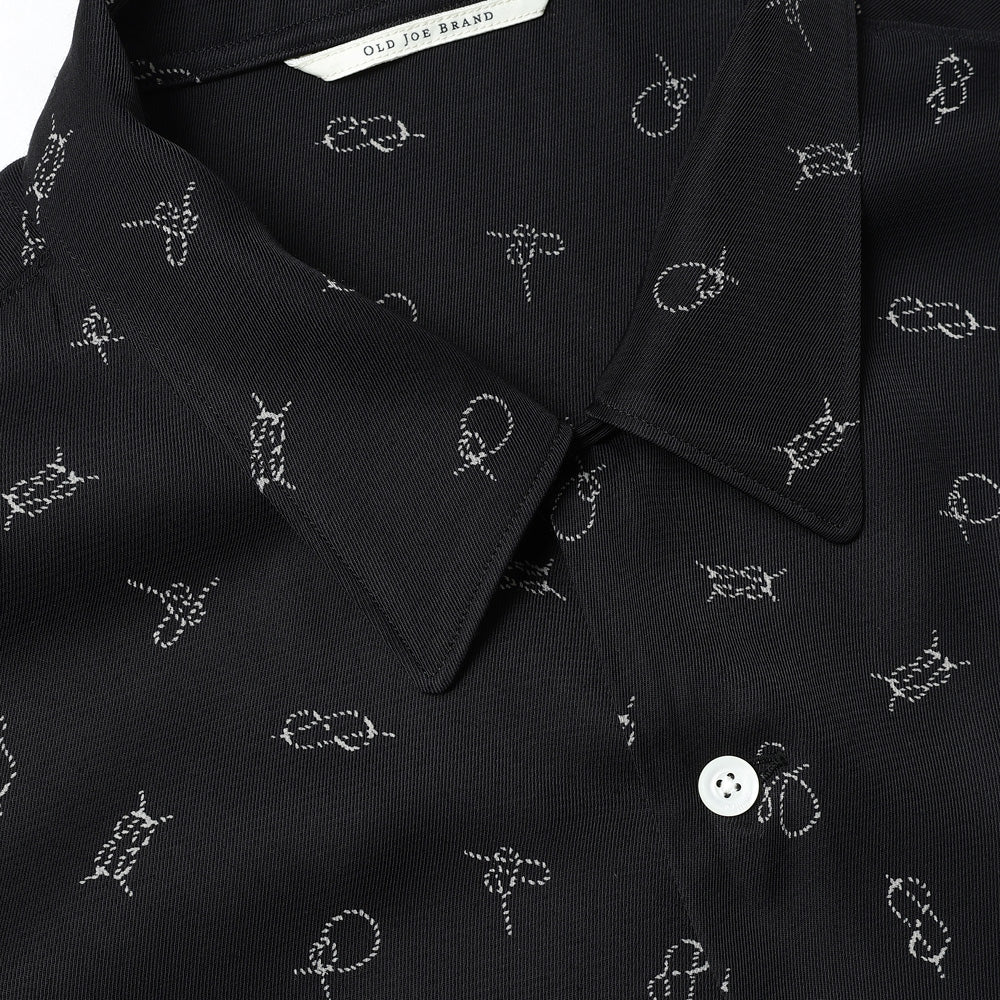 ORIGINAL PRINTED OPEN COLLAR SHIRTS (ROPE KNOT) Long-sleeve 5/2 Length