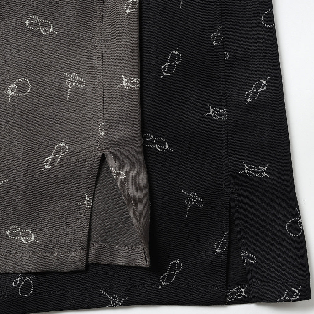 ORIGINAL PRINTED OPEN COLLAR SHIRTS (ROPE KNOT) Long-sleeve 5/2 Length