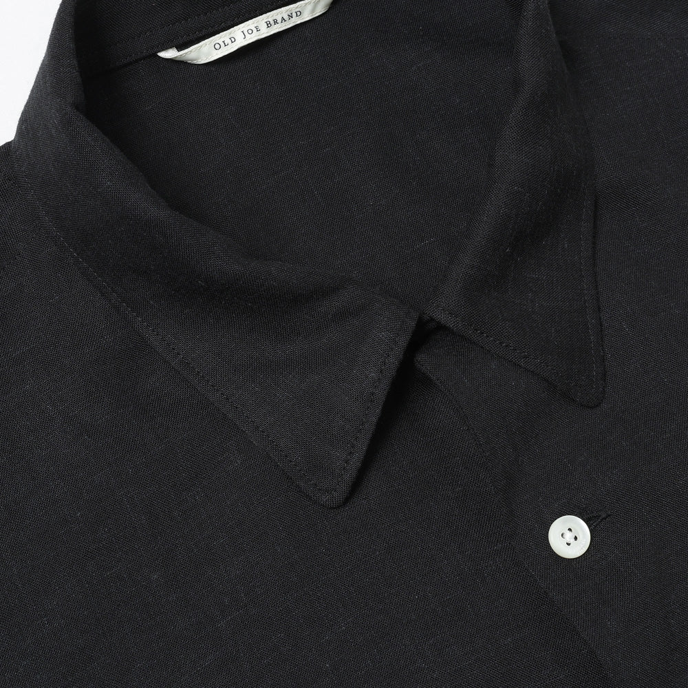 Original Print Open Collar Shirt (Animal Drawing) Long-Sleeve