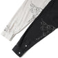 Original Print Open Collar Shirt (Animal Drawing) Long-Sleeve