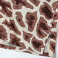 ORIGINAL PRINTED OPEN COLLAR SHIRTS (Giraffe) Short-sleeve