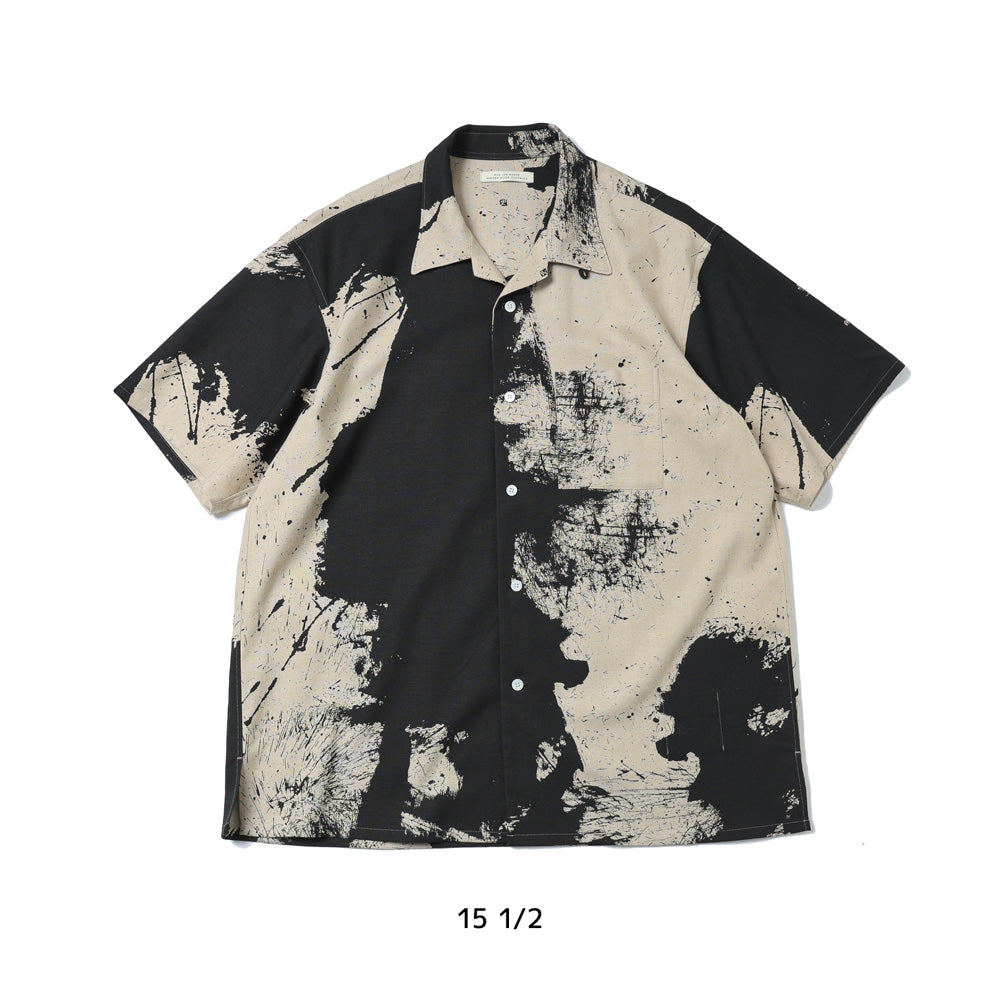 TSUJIMURA SHIRO ABSTRACT PAINT SHIRTS (Short-sleeve)
