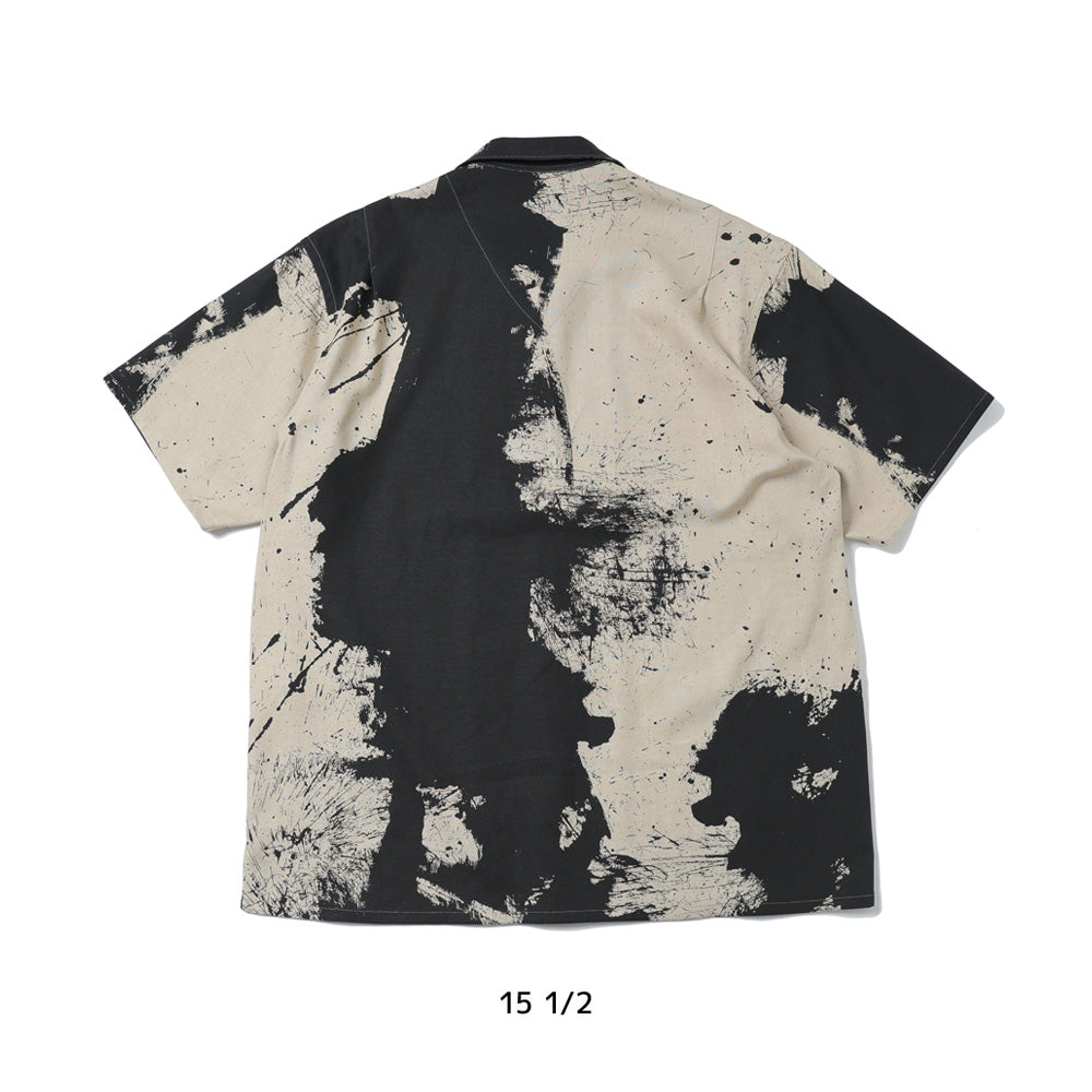 TSUJIMURA SHIRO ABSTRACT PAINT SHIRTS (Short-sleeve)