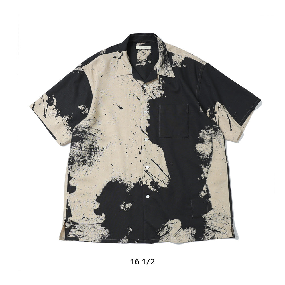 TSUJIMURA SHIRO ABSTRACT PAINT SHIRTS (Short-sleeve)