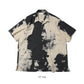 TSUJIMURA SHIRO ABSTRACT PAINT SHIRTS (Short-sleeve)