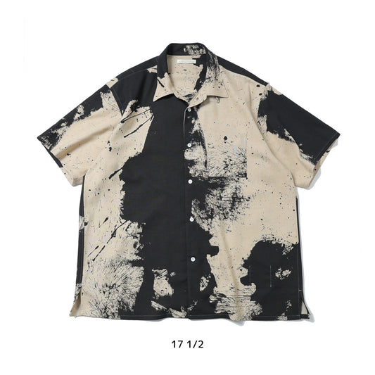 TSUJIMURA SHIRO ABSTRACT PAINT SHIRTS (Short-sleeve)