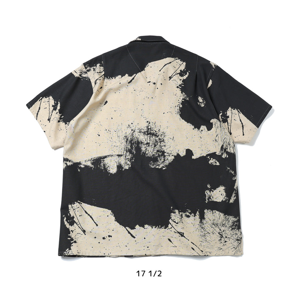 TSUJIMURA SHIRO ABSTRACT PAINT SHIRTS (Short-sleeve)