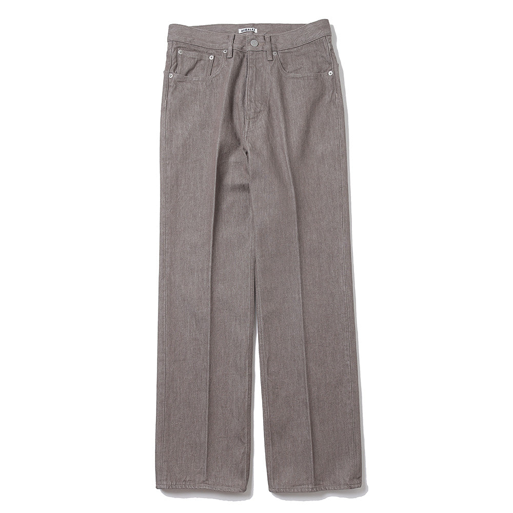 HARD TWIST BROWN DENIM 5P PANTS