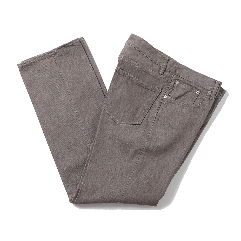 HARD TWIST BROWN DENIM 5P PANTS