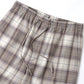 SUPER LIGHT WOOL CHECK EASY SLACKS