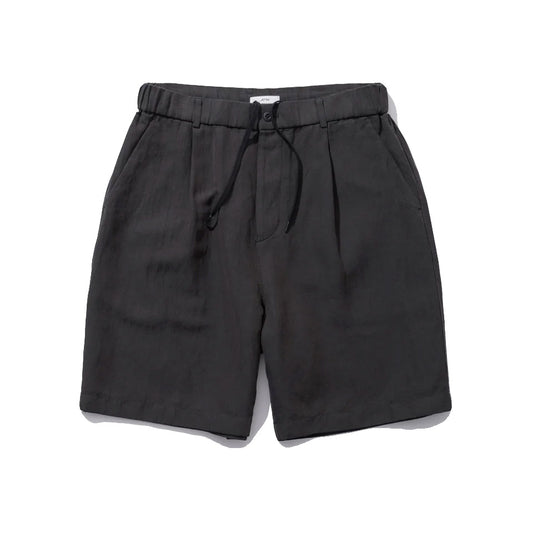 COTTON LINEN VOILE LOOSE FIT SHORTS