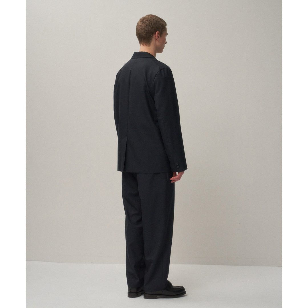 WOOL TORPICAL LOOSE FIT PANTS
