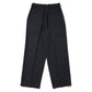 TWIST WOOL GAUZE TWO TUCKED EASY PANTS