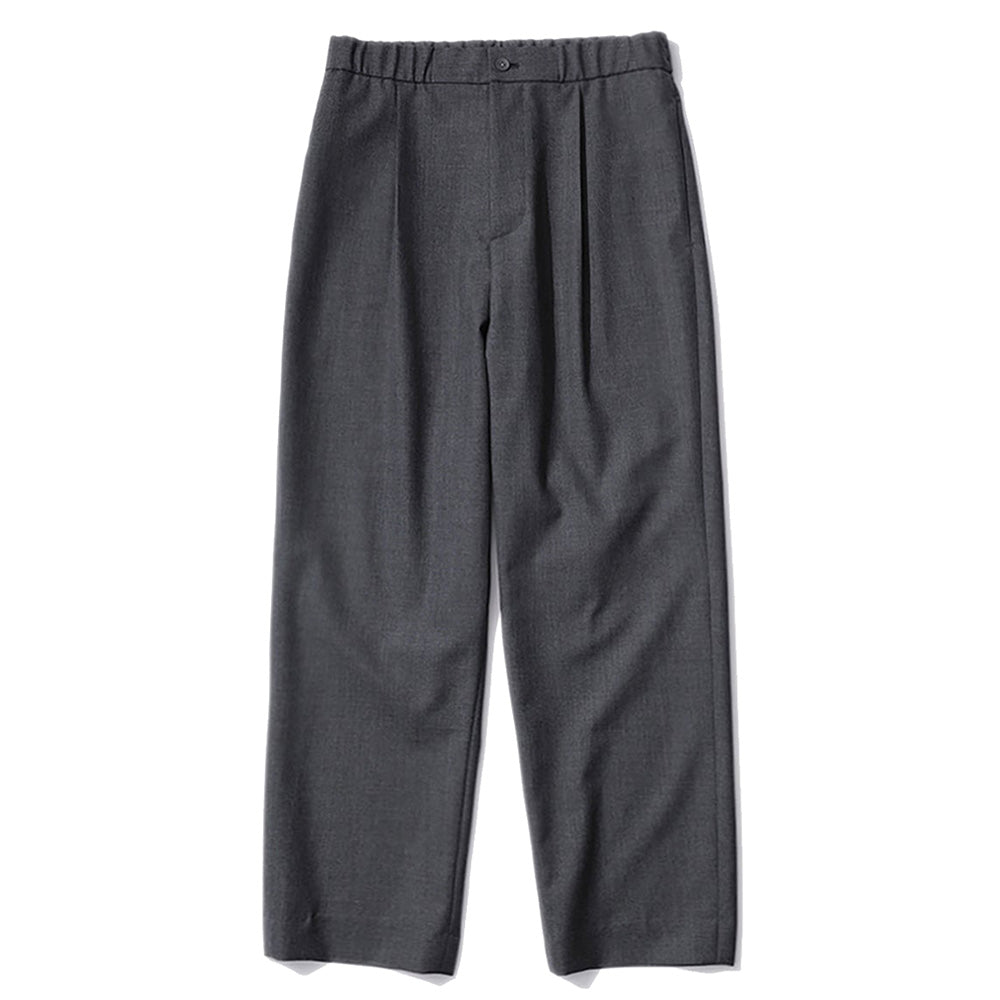 WOOL TROPICAL LOOSE FIT PANTS