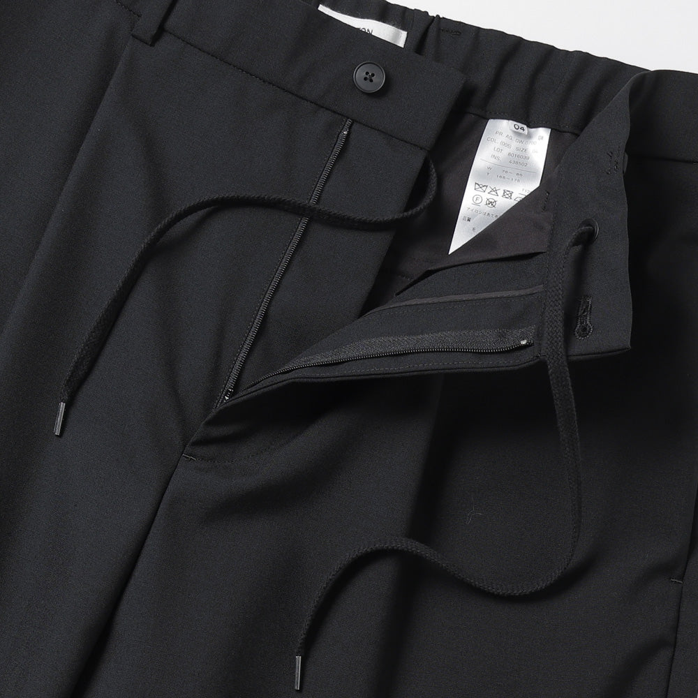 WOOL TROPICAL LOOSE FIT PANTS