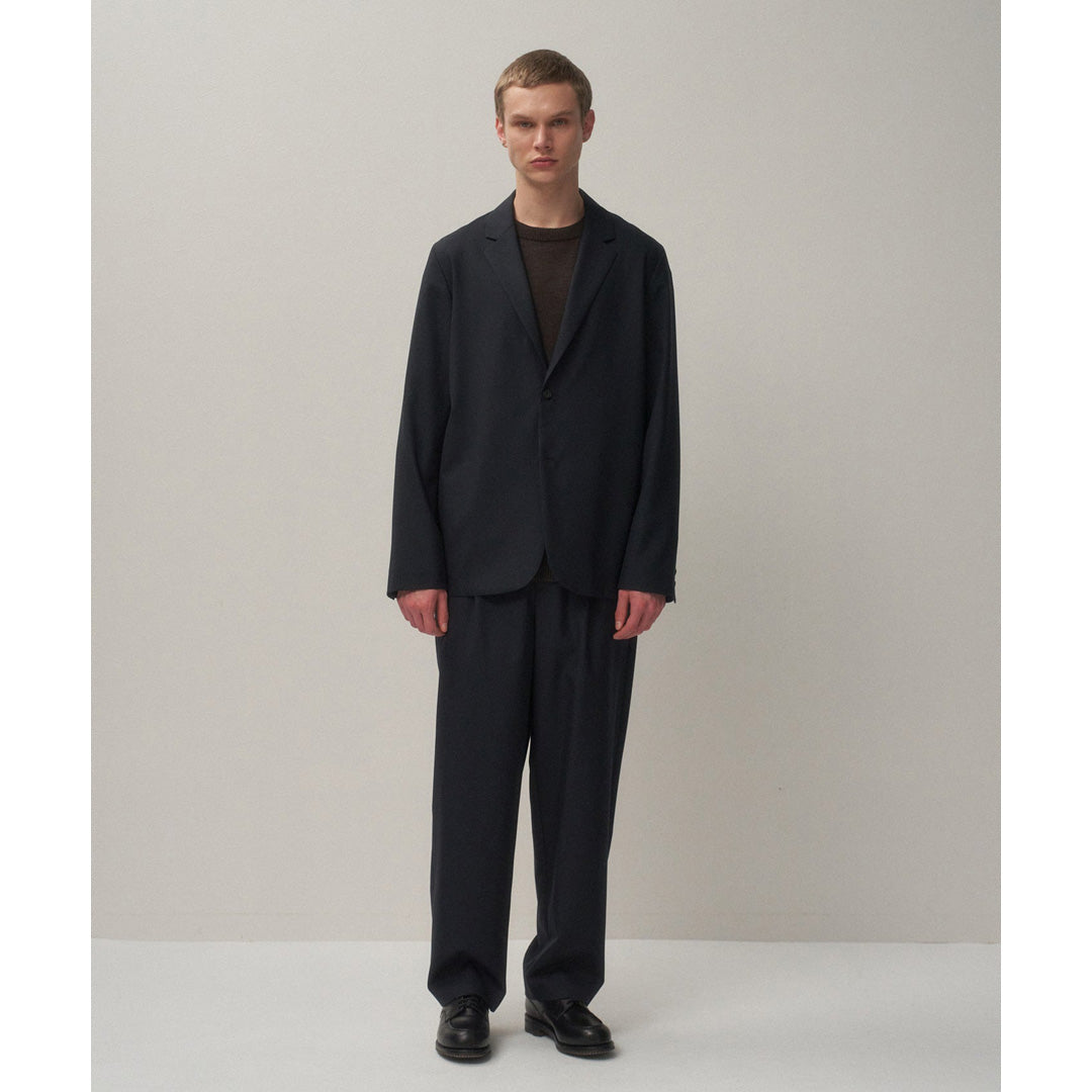 ATON) WOOL TROPICAL LOOSE FIT PANTS (PRAGLM0700) | ATON / パンツ