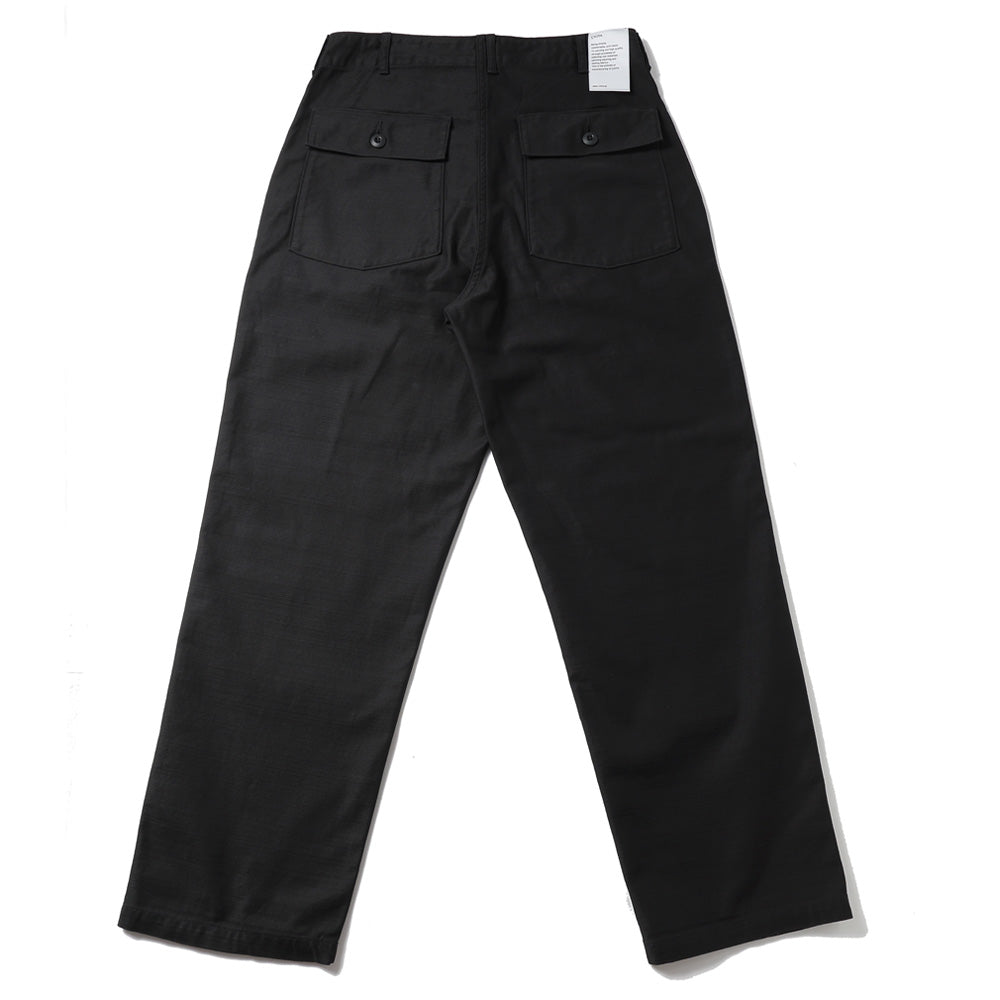 Cotton Back-Sateen Baker Pants (Wide Tapered) (One Wash)