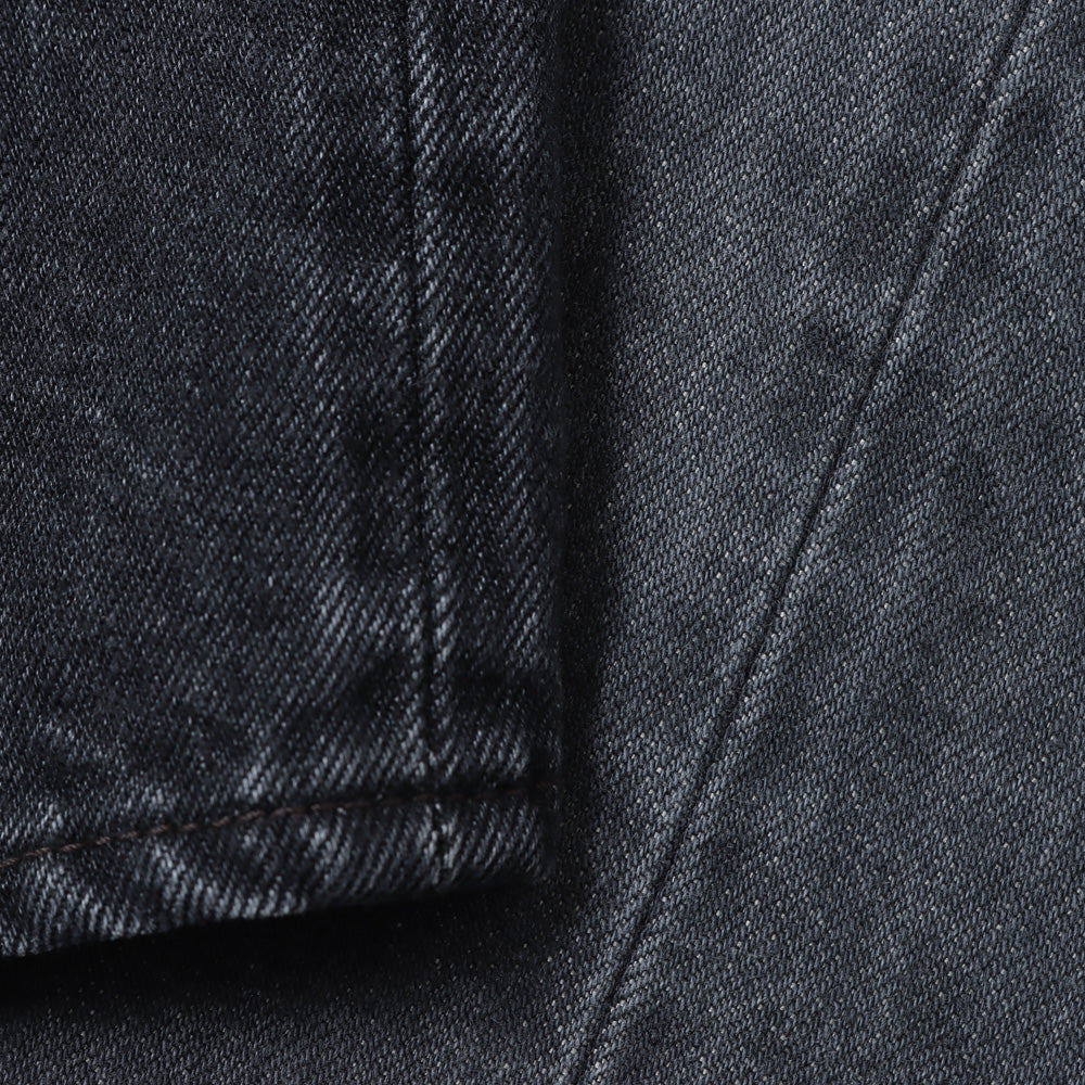 Straight 5 Pocket Pants/Medium Black・Medium Gray