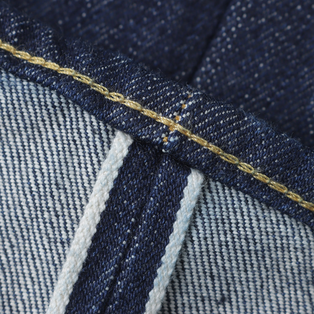 Straight 5 Pocket Pants/ Navy (One Wash)